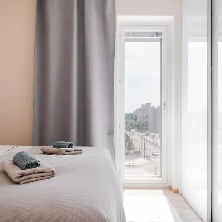 Apartment Modern With Sauna And Big Balcony Near Train Station Helsinki