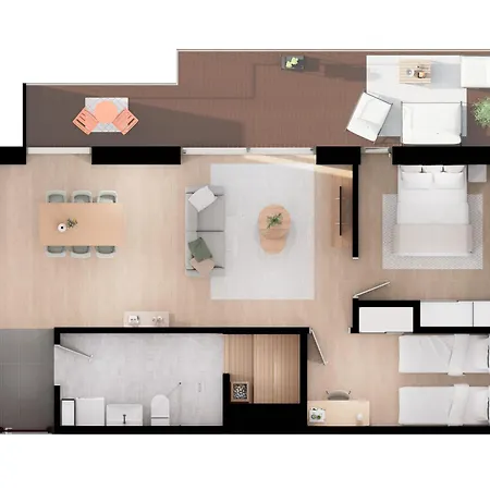 Modern With Sauna And Big Balcony Near Train Station Apartment Helsinki