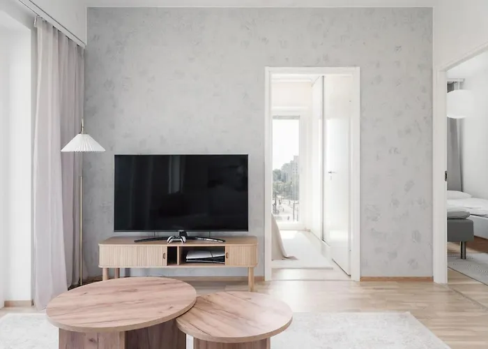 Modern With Sauna And Big Balcony Near Train Station *