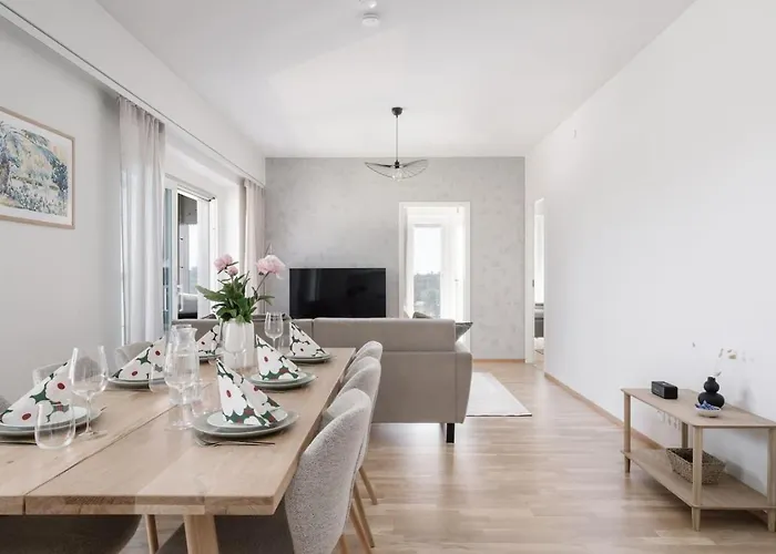 Apartment Modern With Sauna And Big Balcony Near Train Station