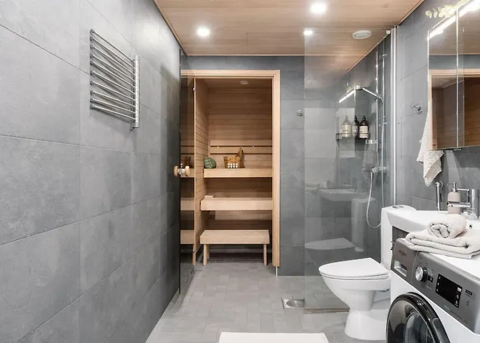 Apartment Modern With Sauna And Big Balcony Near Train Station *